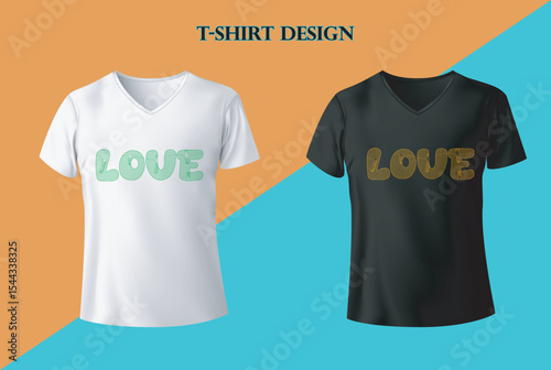 Love T Shirt Design Vector