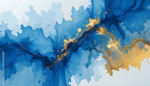blue watercolor background