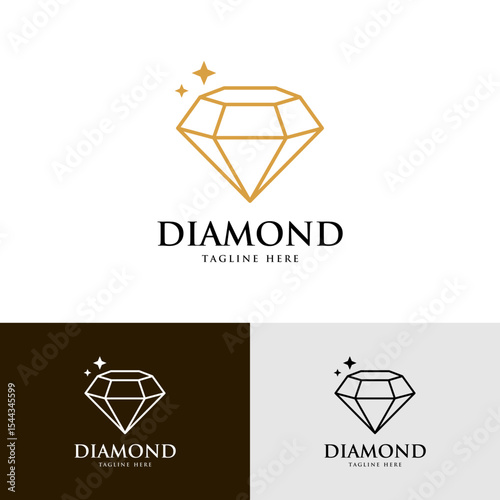 diamond logo design template