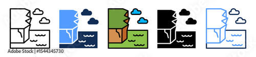 Cliff multiple icon
