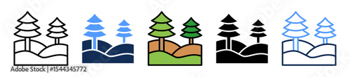 Hills multiple icon