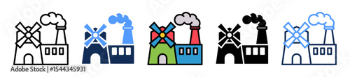 Mill multiple icon