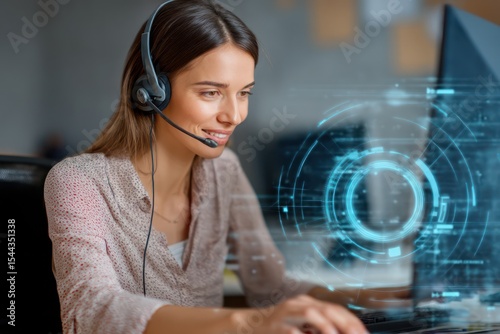 Advanced AI chatbot enhancing customer experience in digital platforms through automation.