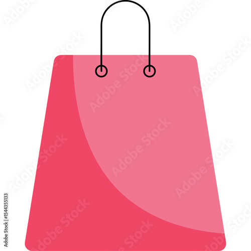 Stylish and Practical Shopping Bag Design Vector
