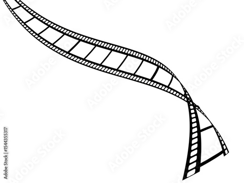 film movie cinema empty for background - 3d rendering
