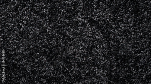 Deep, shaggy black carpet texture fills the frame with a slightly dim lighting