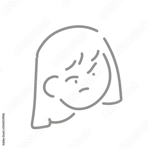 doodles face illustration 