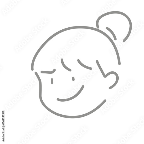 doodles face illustration 