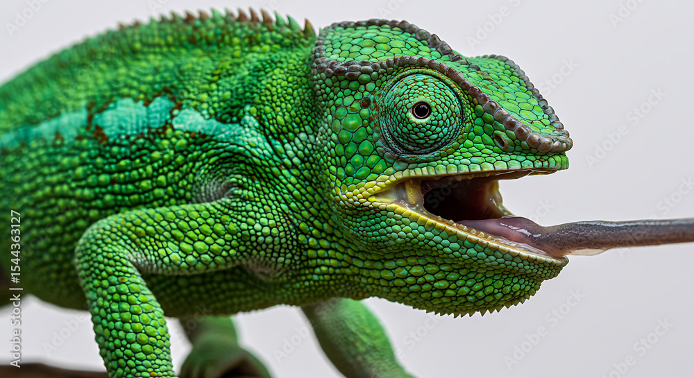 Fototapeta premium chameleon on a branch
