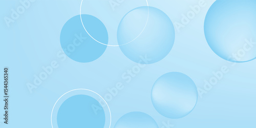 Abstract geometric background gradient soft light blue bokeh for Graphic Business background hitech technology digital design illustration web template background backdrop desktop wallpaper bubbles
