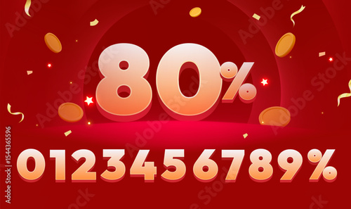 Digital templates commonly used for discount promotion and publicity