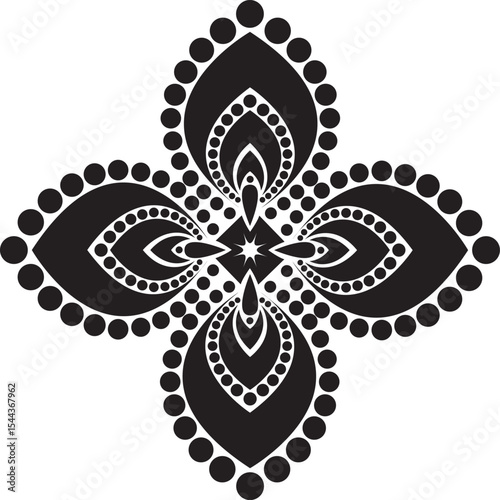 Dotted Mandala Design