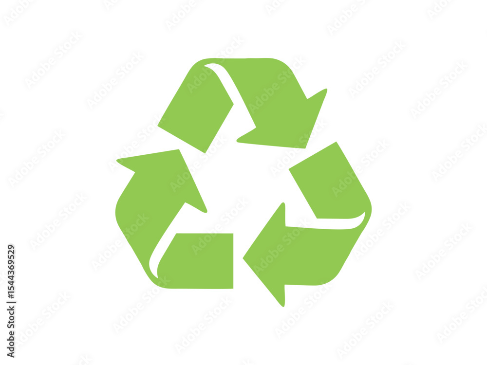Fototapeta premium Green Eco Recycle Symbol Design Vector