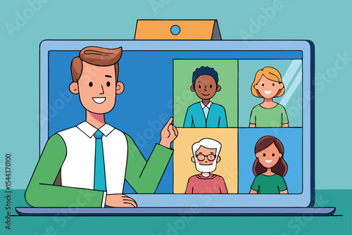 Engaging virtual meeting with diverse participants online