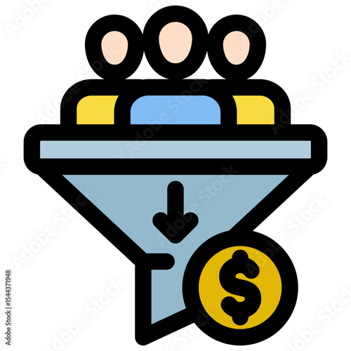 Sales Funnel Icon