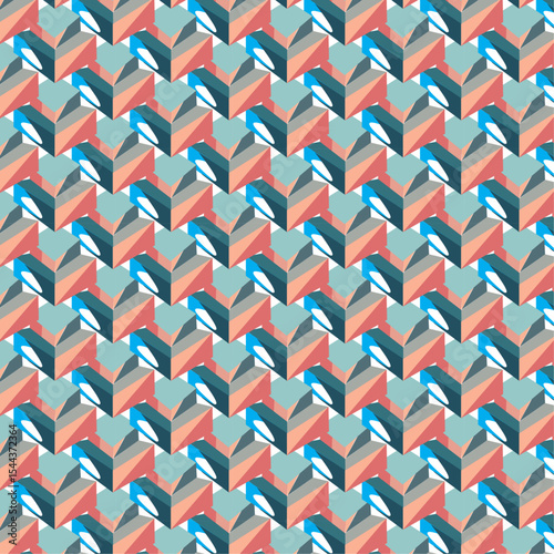 Vibrant Isometric Cube Art.eps