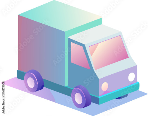 vector illustration of a truck