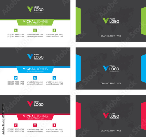 Corporate business card