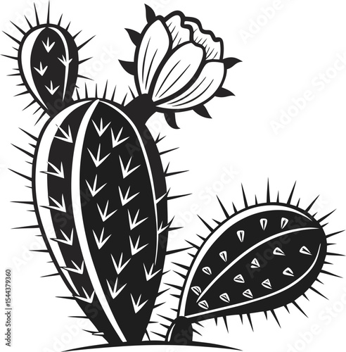 Vector illustration of an apple and apple tree with leaves, a natural design icon