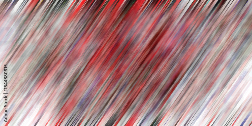 Abstract artistic composition of diagonal brushstrokes depicting a vibrant fusion of red, grey, and white hues blended seamlessly