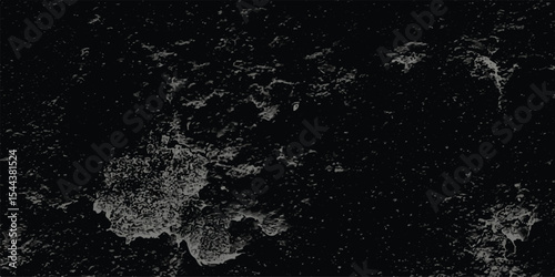 Abstract black and white grunge texture artwork featuring mottled and speckled surface design with a gritty artistic appearance for backgrounds.