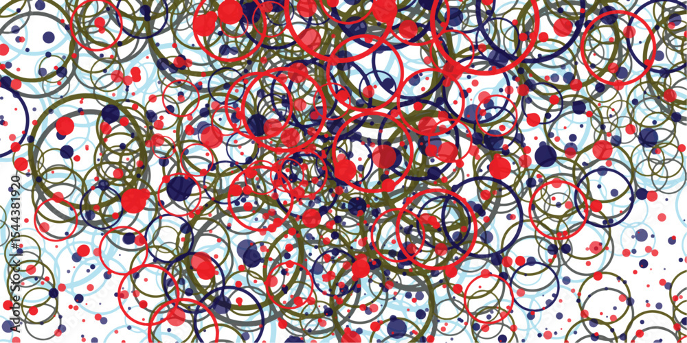 custom made wallpaper toronto digitalAbstract colorful overlapping circles and dots pattern on white background suitable for decorative designs and artistic backgrounds for creative projects