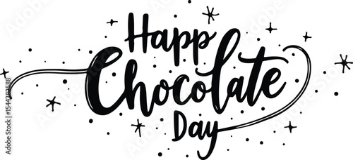 world chocolate day vector