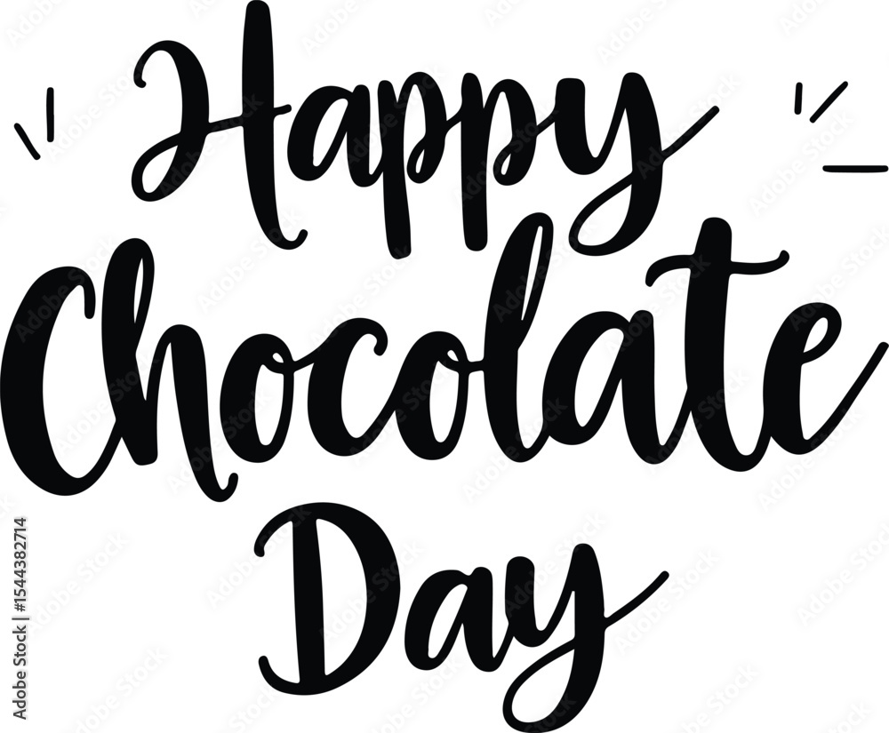 Obraz premium world chocolate day vector