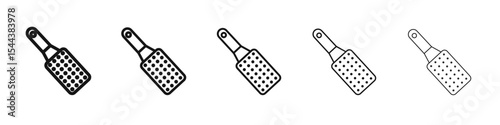 Grater icon vector outline set illustration sign