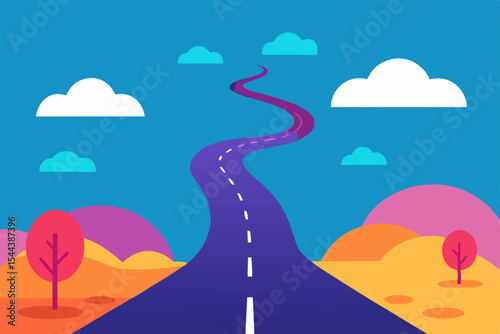 Winding Road to Success A Journey of Growth and Opportunity