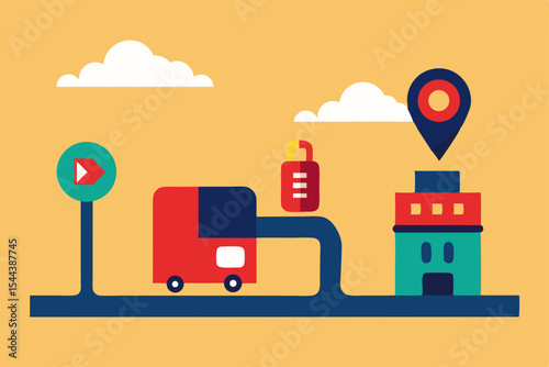 Streamlined Delivery  Efficient Logistics and Transportation Route Optimization