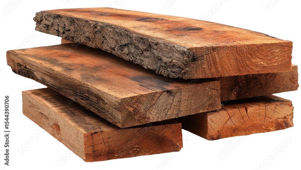 Fototapeta premium Stacked Lumber Slabs