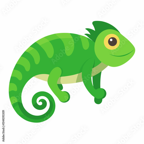 Simple Chameleon Illustration