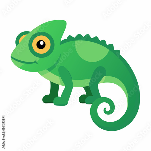Simple Chameleon Illustration