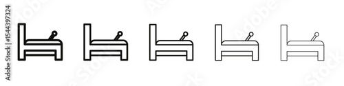 Reformer icon vector outline set illustration sign