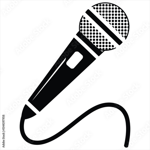 microphone icon vector illustration