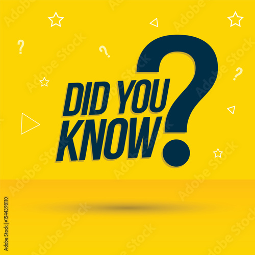 Did you know template for social help and request
