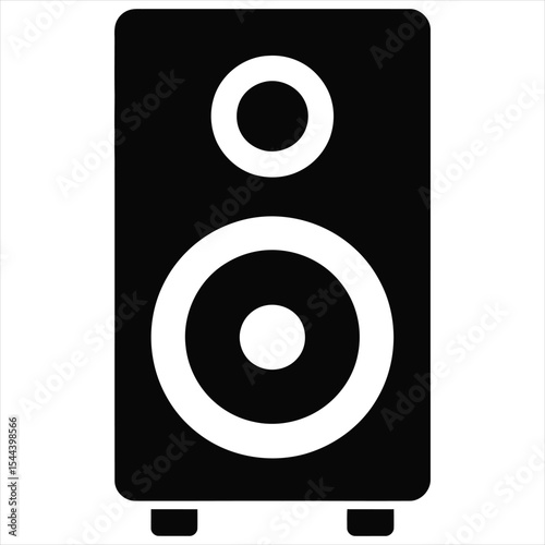 speakers isolated on white