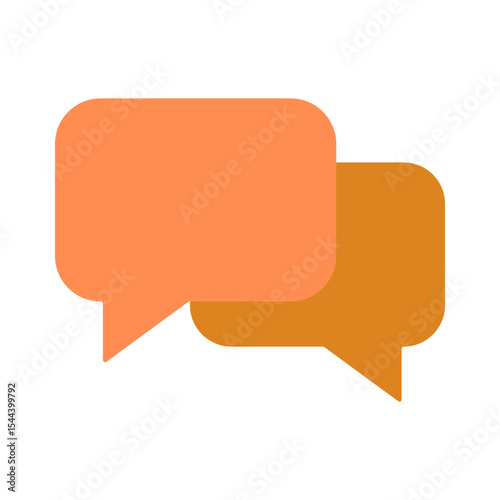 Flat Icon chat for online shopping digital marketing payment methods and delivery services