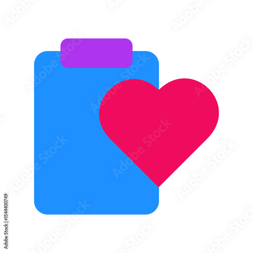 Flat Icon wishlist for online shopping digital marketing payment methods and delivery services
