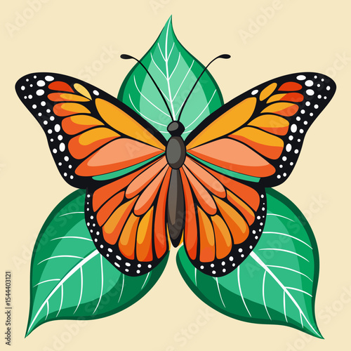 butterfly and flower