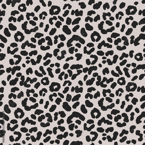 Leopard skin seamless patte...