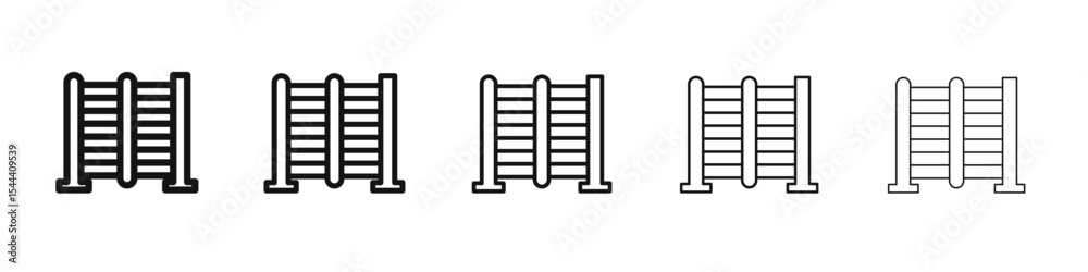 trellis icon vector outline set illustration sign trellis icon vector outline set illustration sign