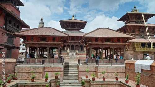 Ancient Pagoda Temples in Patan Durbar Square, Nepal – Historic Heritage Site