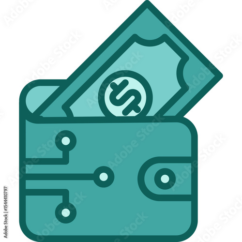 Digital Wallet solid icon