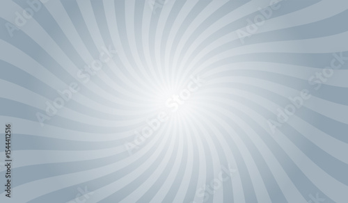 Cadet gray abstract background with rays retro starburst. Radial spiral stripes backdrop. Glowing comic sunburst texture. Classic sun rays pattern. Spiral and twist radial striped backdrop.