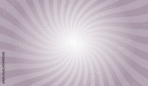Rose quartz gray abstract background with rays retro starburst. Radial spiral stripes backdrop. Glowing comic sunburst texture. Classic sun rays pattern. Spiral and twist radial striped backdrop.