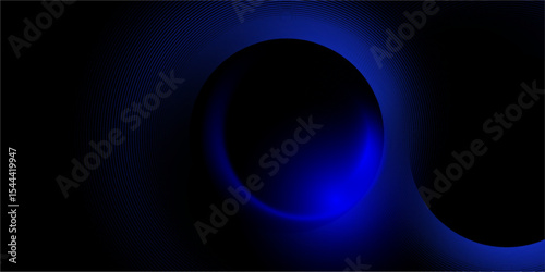 Abstract blue modern background with. Dynamic geometric shapes. Vector illustration.
