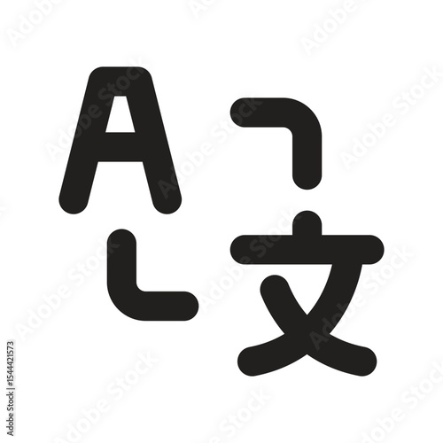 Lineart Icon translate. Typographic and Paragraph Tools for UI, Apps, and Web Design.