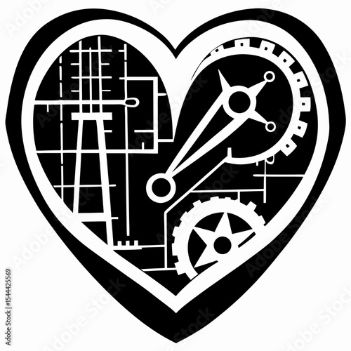 Mechanical Heart Blueprint